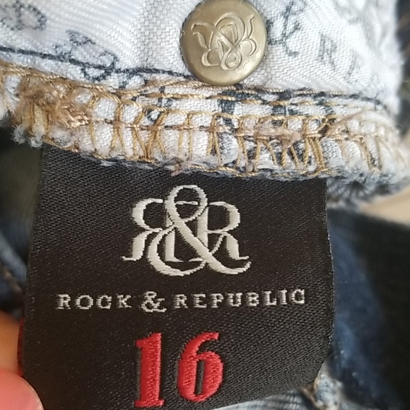 Rock & Republic Berlin Skinny Jeans Size 16 - Picture 5 of 6